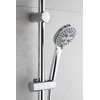 Zestaw prysznicowy natynkowy KFA ARMATURA Neon 841-366-00 Chrom Bateria termostatyczna Nie