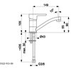 Bateria umywalkowa KFA ARMATURA Granat 5522-915-00 Chrom Rodzaj baterii Jednodźwigniowa