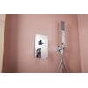 Zestaw prysznicowy podtynkowy KFA ARMATURA Mokait 5539-511-00 z deszczownicą Funkcje dodatkowe Regulator ceramiczny Ø35