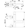 Bateria wannowa natynkowa KFA ARMATURA Morganit 4924-010-00 Chrom Typ Natynkowa