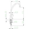 Bateria umywalkowa KFA ARMATURA Standard 302-315-00 Chrom Rodzaj baterii Dwukorkowa