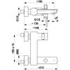 Bateria wannowa natynkowa KFA ARMATURA Korund 4004-010-00 Chrom Typ 2-otworowa
