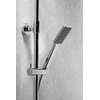 Zestaw prysznicowy natynkowy KFA ARMATURA Logon 5746-910-00 z deszczownicą Kolor Chrom