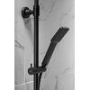 Zestaw prysznicowy natynkowy KFA ARMATURA Logon 5746-910-81 z deszczownicą Kolor Czarny