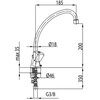 Bateria KFA ARMATURA Standard 303-415-00 Chrom Rodzaj baterii Dwukorkowa