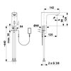 Bateria umywalkowa KFA ARMATURA Salto 592-200-00 Chrom Rodzaj baterii Sensorowa