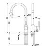 Bateria KFA ARMATURA Neda 5823-915-00 Chrom Rodzaj baterii Jednodźwigniowa
