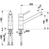 Bateria KFA ARMATURA Andra 6533-915-22 Inox Rodzaj baterii Jednodźwigniowa