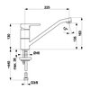 Bateria KFA ARMATURA Selen 4413-915-00 Chrom Rodzaj baterii Jednodźwigniowa