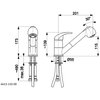 Bateria KFA ARMATURA Indira 6613-110-00 Chrom Rodzaj baterii Jednodźwigniowa
