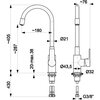 Bateria KFA ARMATURA Rumba 6553-915-63 Chrom/szary Rodzaj baterii Jednodźwigniowa