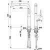 Bateria KFA ARMATURA Duero 6623-220-81 Czarny Rodzaj baterii Jednodźwigniowa