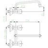 Bateria umywalkowa KFA ARMATURA Standard 300-510-00 Chrom Rodzaj baterii Dwukorkowa