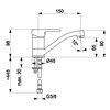 Bateria umywalkowa KFA ARMATURA Selen 4412-915-00 Chrom Rodzaj baterii Jednodźwigniowa