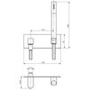 Zestaw prysznicowy podtynkowy KFA ARMATURA Ceres 841-910-00 Chrom Bateria termostatyczna Nie