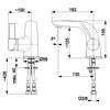 Bateria umywalkowa KFA ARMATURA Malachit 4402-811-00 Chrom Rodzaj baterii Jednodźwigniowa