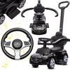 Jeździk SUN BABY Mercedes C-Class J05.040.0.4 Czarny rączka Rączka do prowadzenia Tak