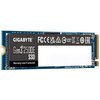 Na zdjęciu znajduje się dysk SSD z widocznym napisem "GIGABYTE Gen3 2500E SSD" oraz informacją "Warranty void if removed". Obok znajdują się różne oznaczenia certyfikacyjne, takie jak FCC, CE, UKCA, D33006, RoHS i inne.