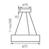 Lampa wisząca KANLUX Jasmin C 270-G/O Złoty dąb Rodzaj Lampa sufitowa