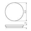 Plafon sufitowy KANLUX Stivi 36W-NW-O-SE 35003 Biały Typ źródła światła LED