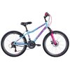 Rower młodzieżowy INDIANA Roxy Jr 24 cale dla dziewczynki Niebieski Rama Aluminiowa, 13"