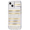 Etui CASE-MATE Pearl Stripes MagSafe do Apple iPhone 14 Szaro-złoty Model telefonu iPhone 14