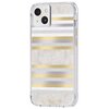 Etui CASE-MATE Pearl Stripes MagSafe do Apple iPhone 14 Plus Szaro-złoty Kompatybilność Apple iPhone 14 Plus