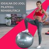 Piłka gimnastyczna S_LINE SA009G Szary (65 cm) Sport Fitness