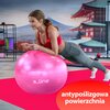 Piłka gimnastyczna S_LINE SA009P Różowy (65 cm) Pompka w zestawie Tak