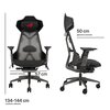Fotel ASUS ROG Destrier Ergo Czarny Regulacja podłokietników Góra - dół