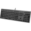 Klawiatura A4TECH Fstyler FX60H Szary Komunikacja z komputerem Przewodowa