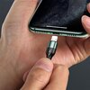 Kabel USB - Lightning USAMS U55 10W 1 m Czarny Kabel kątowy Nie