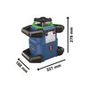 Laser obrotowy BOSCH Professional GRL 650 CHVG 0601061V01 Zawartość zestawu Adapter baterii BA 1