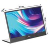 Monitor MOBILE PIXELS Glance 15.6" 1920x1080px IPS Przeznaczenie Do domu i biura