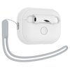 Etui na słuchawki SPIGEN Silicone Fit Strap do Apple Airpods Pro 1/2 Biało-szary Przeznaczenie Słuchawki bezprzewodowe