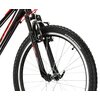 Rower młodzieżowy KROSS Esprit Junior 1.0 24 cale dla chłopca Czarno-czerwony Liczba biegów 18