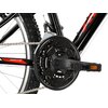 Rower młodzieżowy KROSS Esprit Junior 1.0 24 cale dla chłopca Czarno-czerwony Waga [kg] 16.2