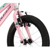 Rower dziecięcy KROSS Mini 3.0 16 cali dla dziewczynki Różowo-fioletowo-turkusowy Wiek 5 lat