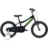Rower dziecięcy KROSS Racer 3.0 16 cali dla chłopca Czarno-zielono-niebieski Rozmiar ramy [cal] 9