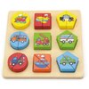 Puzzle VIGA Pojazdy 2w1 59586 (19 elementów) Tematyka Pojazdy