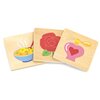 Puzzle VIGA Learn From Fun Zestaw do nauki zmysłów 44507 (35 elementów) Wiek 3+