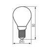 Żarówka LED KANLUX XLED G45 6W-NW-M E14 Rodzaj Żarówka LED