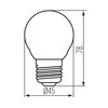 Żarówka LED KANLUX XLED G45 6W-WW-M E27 Rodzaj Żarówka LED