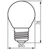 Żarówka LED KANLUX XLED G45 4.5W-WW E27 Rodzaj Żarówka LED