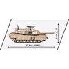 Klocki plastikowe COBI Armed Forces M1A2 Abrams COBI-2622 Załączona dokumentacja Instrukcja obsługi w języku polskim