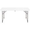Stół cateringowy HOME & GARDEN 339819 Prostokątny Biały Materiał Polietylen