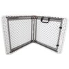 Stół cateringowy HOME & GARDEN 339819 Prostokątny Biały Materiał Stal malowana proszkowo