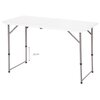 Stół cateringowy HOME & GARDEN 339819 Prostokątny Biały Składany Tak