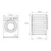Pralka BEKO WUE6624XBWS 6kg 1200 obr OptiSense Funkcje parowe Tak
