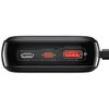 Powerbank BASEUS Qpow Pro 20000mAh 20W Czarny Pojemność nominalna [mAh] 20000